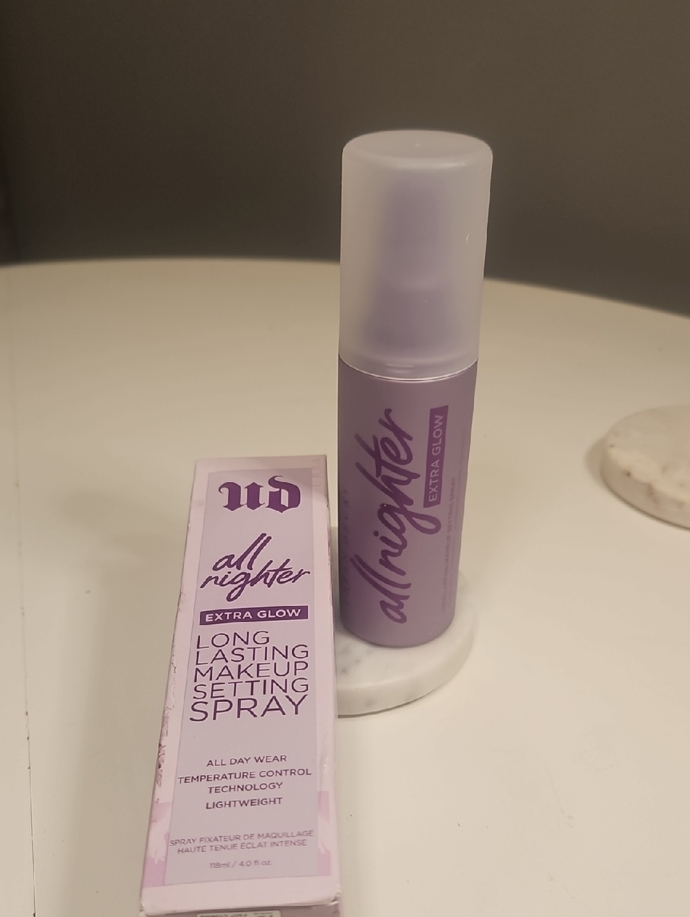 Urban Decay All Nighter Extra Glow Setting Spray - Lavender Purple